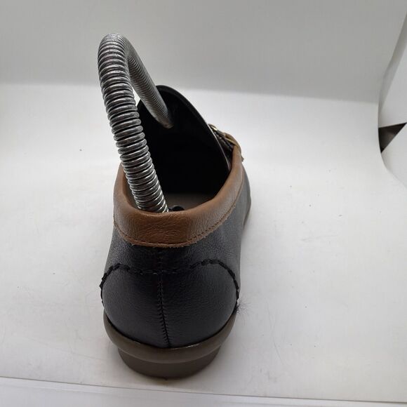 GH Bass & Co Weejuns Bass-Kacey Womens 5.5 M Loafer Slip On Black & Tan - Picture 5 of 12